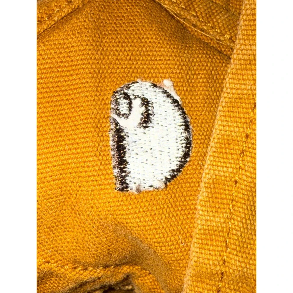 Carhartt‎ Kids Toddler 12 Months Tan Canvas Snap Bib Overalls Workwear